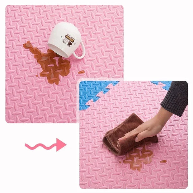 12 Soft Foam Play Mat Pieces Set