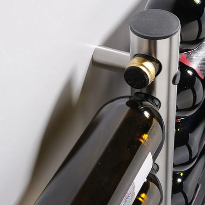 Wall-Mounted Stainless Steel Bottle Holder