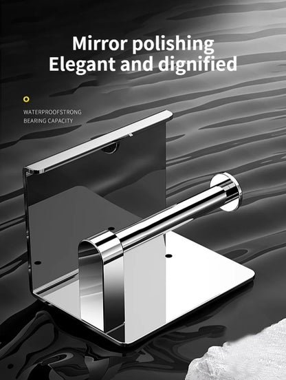 Stainless Steel Paper Towel and Toilet Paper Holder