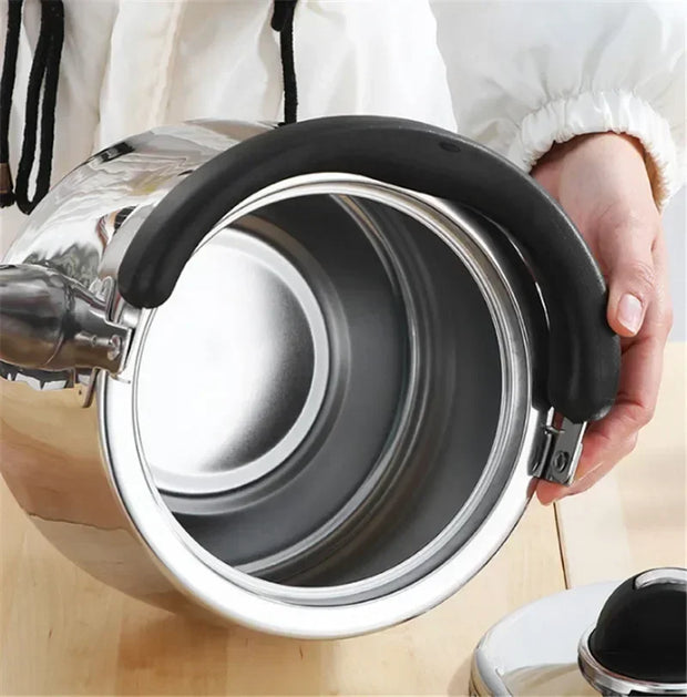 Shiny 304 Stainless Steel Kettle