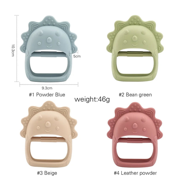 1pc Baby Silicone Teether Glove Shaped