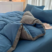 4 Pieces 2 Side Color Bedding Set