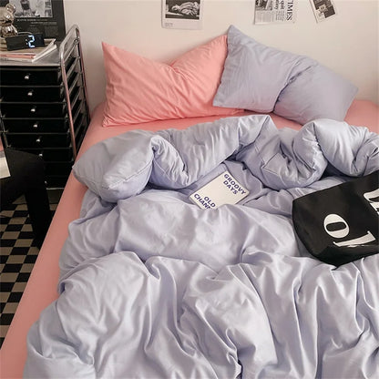 100% Washed Cotton Bedding Set