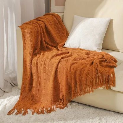 Luxe Knit Throw Blanket