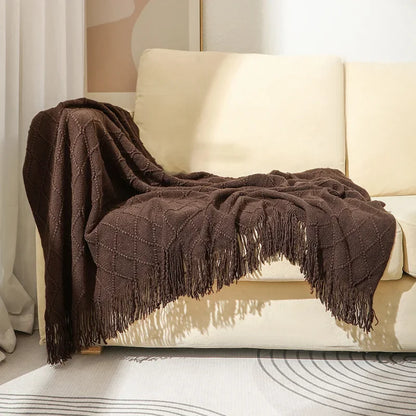 Luxe Knit Throw Blanket