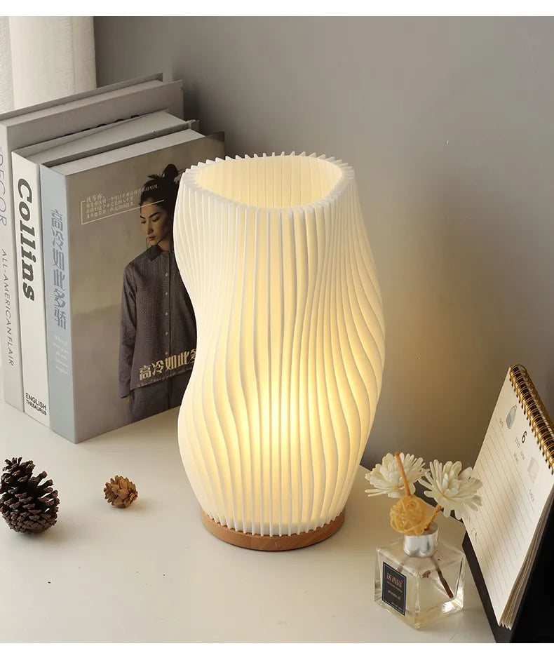 Aura Pleated Table Lamp