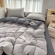 4 Pieces 2 Side Color Bedding Set
