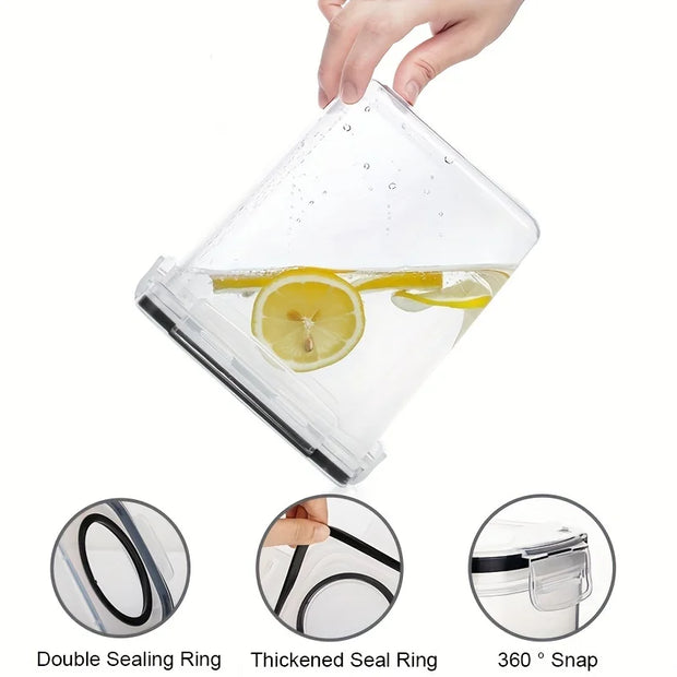 3-Piece Airtight Cereal Storage Containers Set