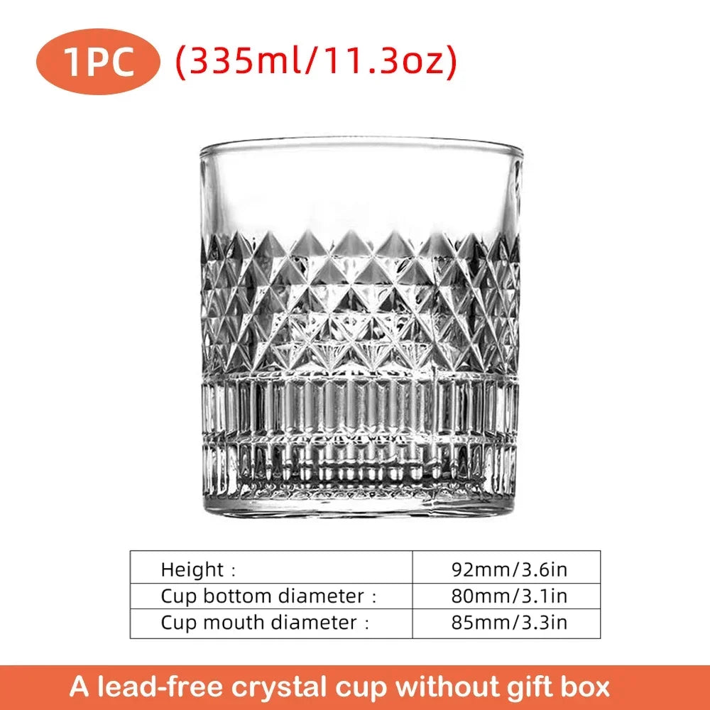 Premium Whiskey & Cocktail Drinking Glass