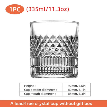 Premium Whiskey & Cocktail Drinking Glass