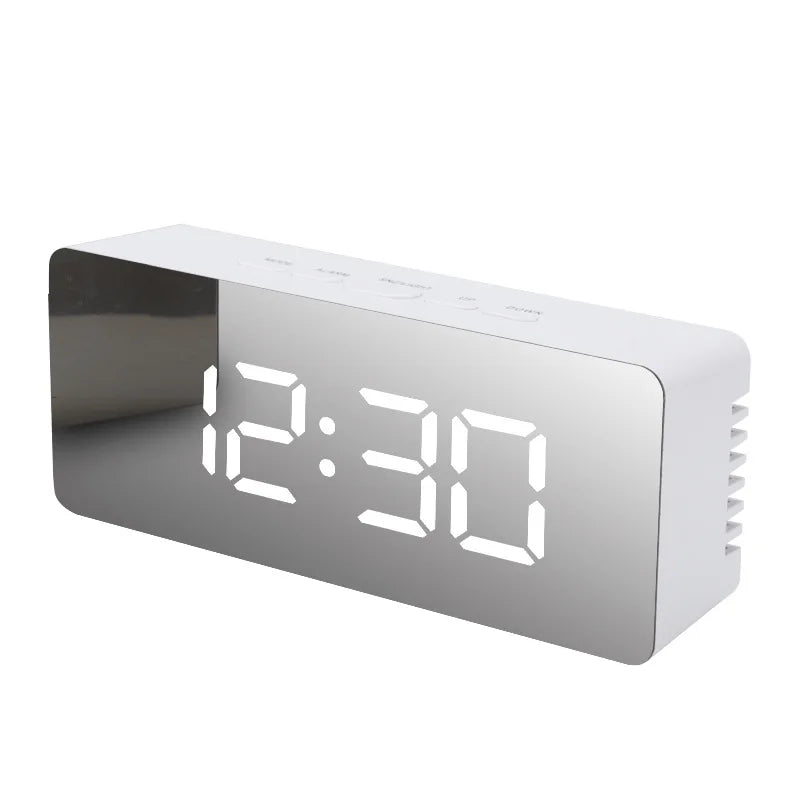 LED Desk Clock with Temperature Display