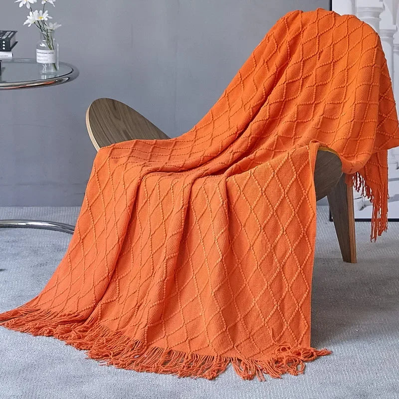 Luxe Knit Throw Blanket