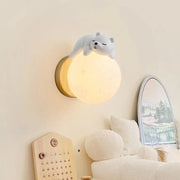Charming Little Bear Moon Night Light