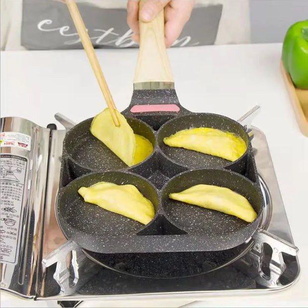 2/4-Hole Non-stick Frying Pan