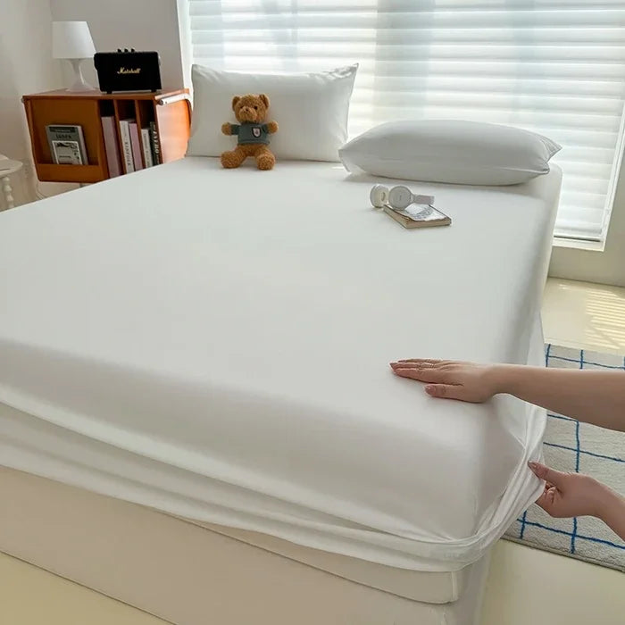 Washed Polyester Fitted Sheet