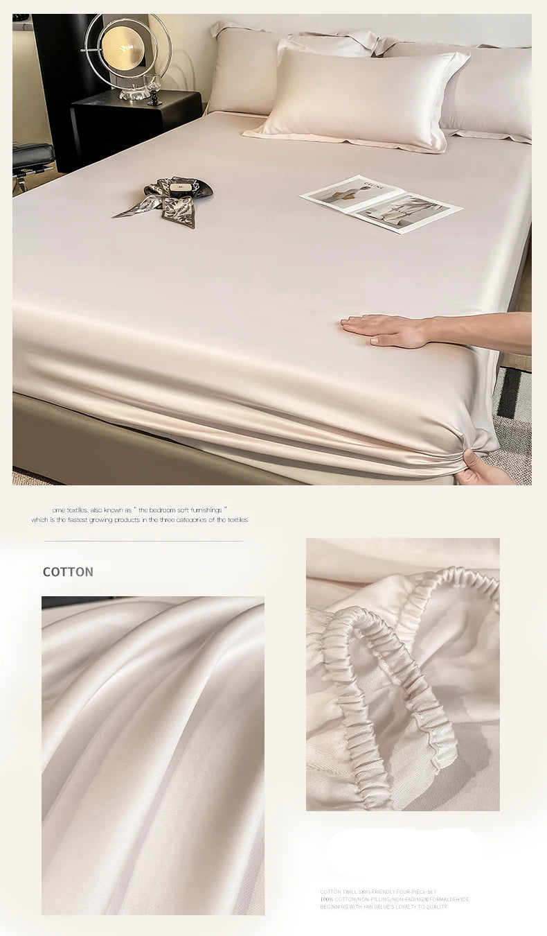 100% Pure Bamboo Bed Sheet Set – 4 or 6 Pieces
