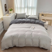 4 Pieces 2 Side Color Bedding Set