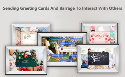 Smart Digital Photo Frame 10.1" — WiFi, HD Touch Screen & 32GB Storage