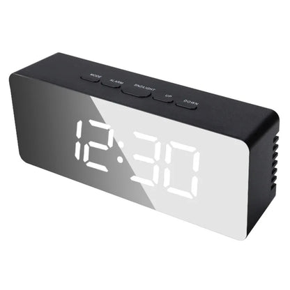 LED Desk Clock with Temperature Display