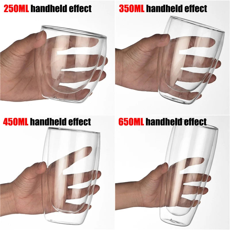Double-Wall Glass Mug