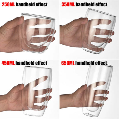 Double-Wall Glass Mug
