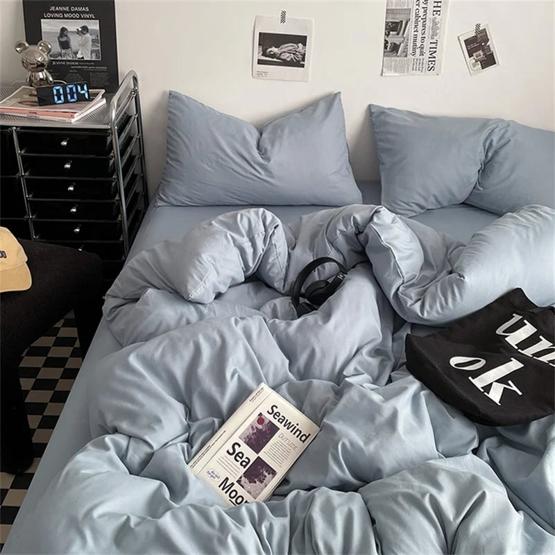 100% Washed Cotton Bedding Set