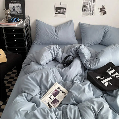 100% Washed Cotton Bedding Set