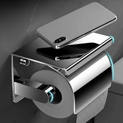 Stainless Steel Paper Towel and Toilet Paper Holder