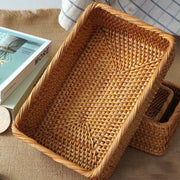 Multipurpose Rectangular Wicker Storage Basket