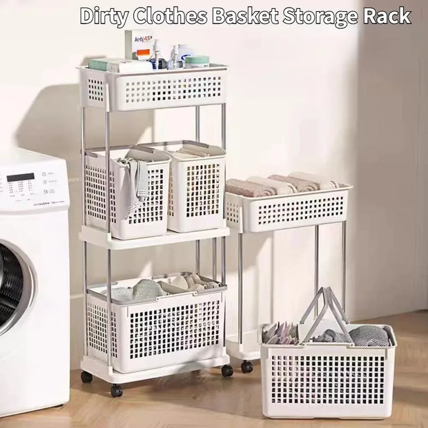 Multifunctional Storage Rolling Cart