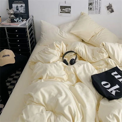 100% Washed Cotton Bedding Set