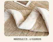 Double-sided Velvet Blanket and Pillowcase Set | Super Soft, Warm and Comfortable.