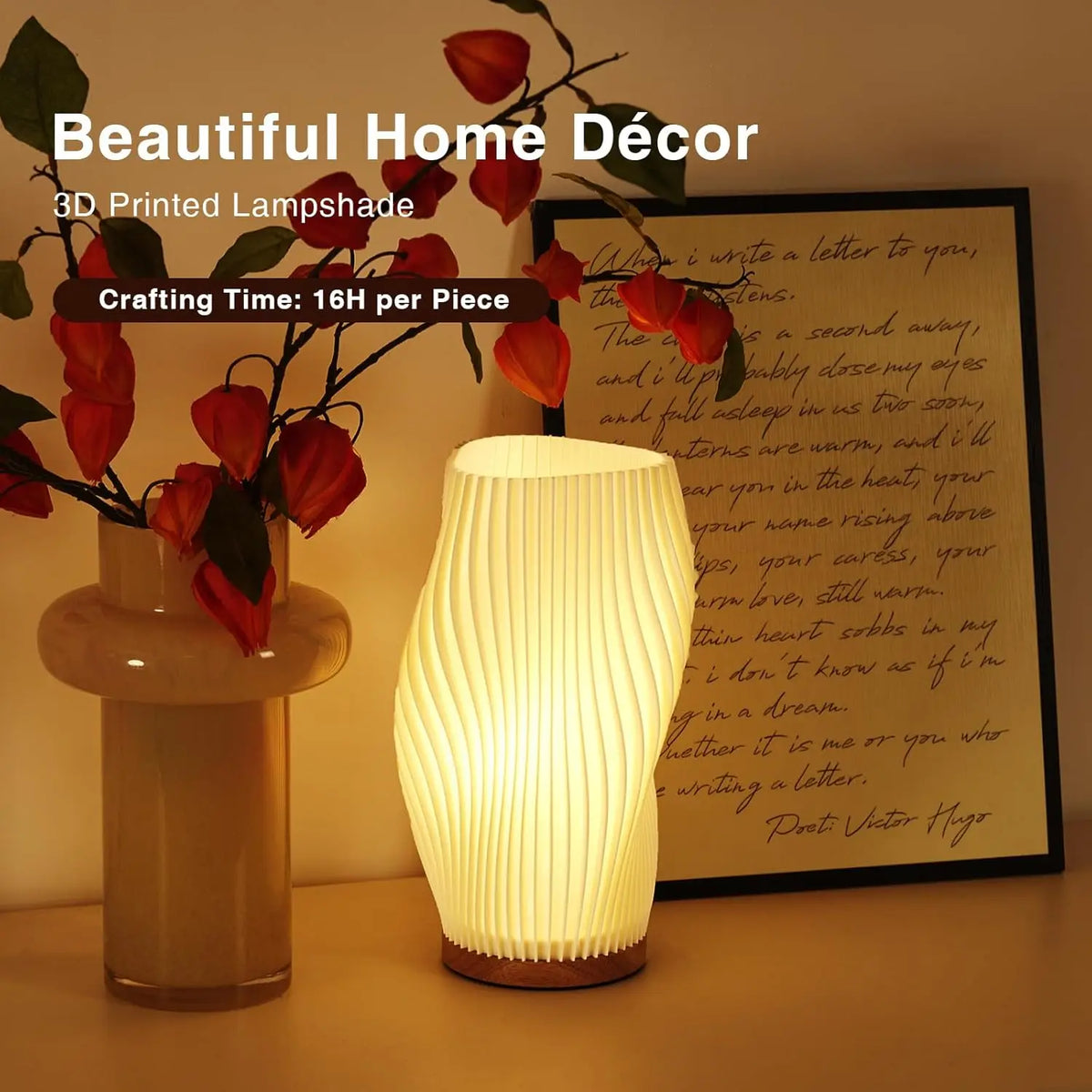 Warm Glow LED Table Lamp