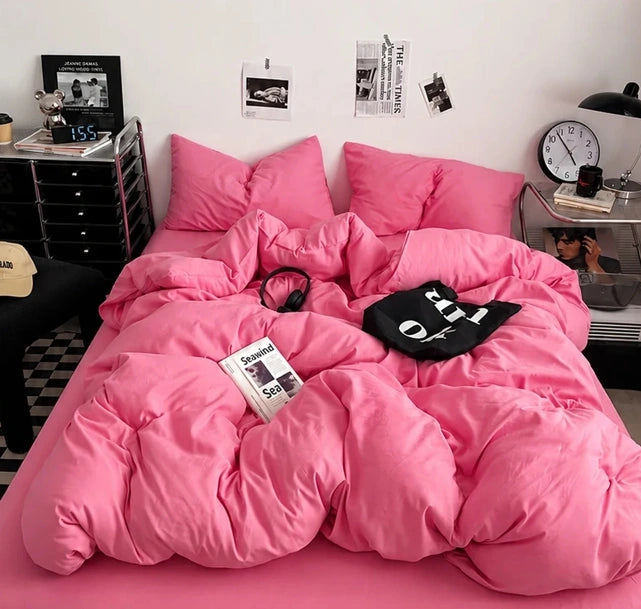 100% Washed Cotton Bedding Set