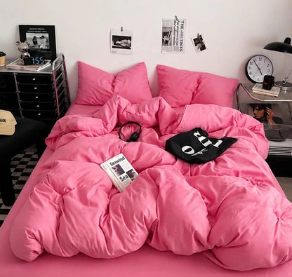 100% Washed Cotton Bedding Set