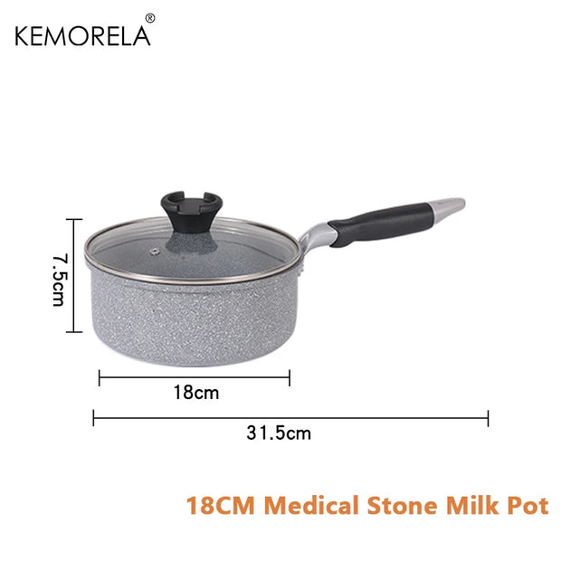 Non-Stick Maifan Stone Design Frying Pan