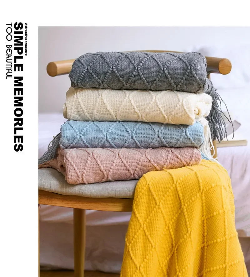 Luxe Knit Throw Blanket