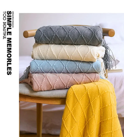 Luxe Knit Throw Blanket