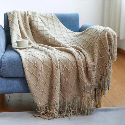 Luxe Knit Throw Blanket