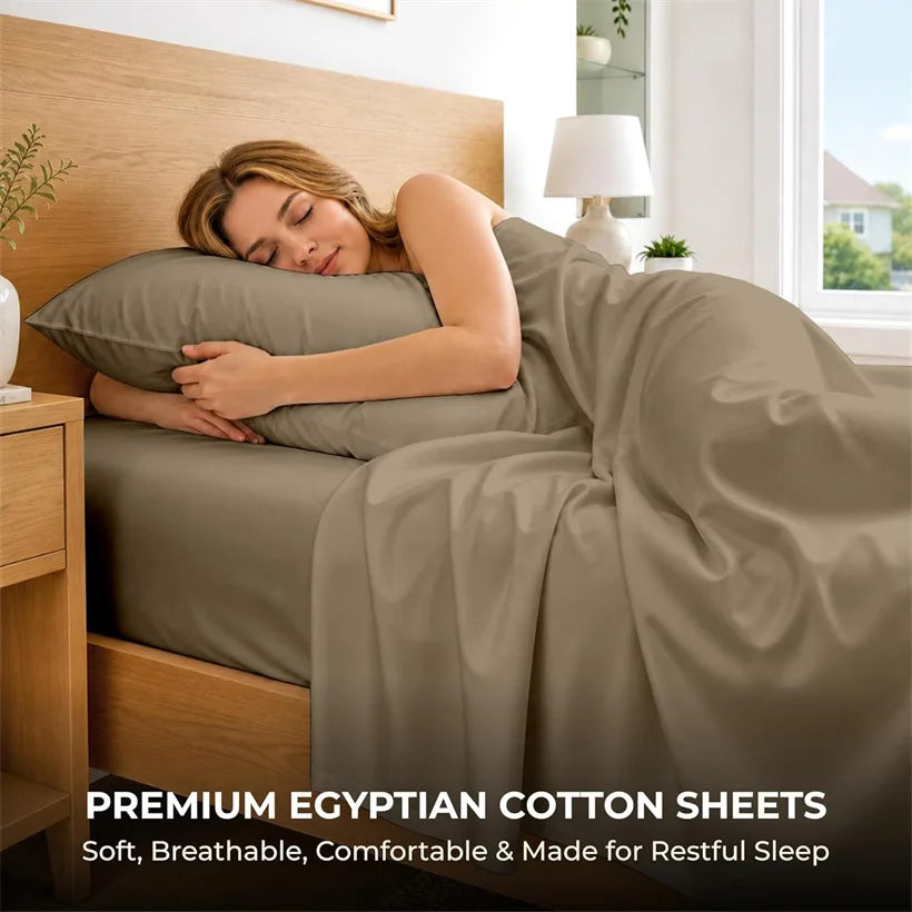 Egyptian Cotton Bed Sheet Set