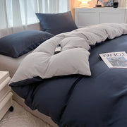 4 Pieces 2 Side Color Bedding Set