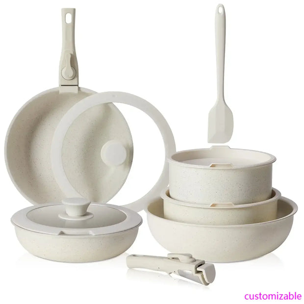 12pcs Non-Stick Cookware Set