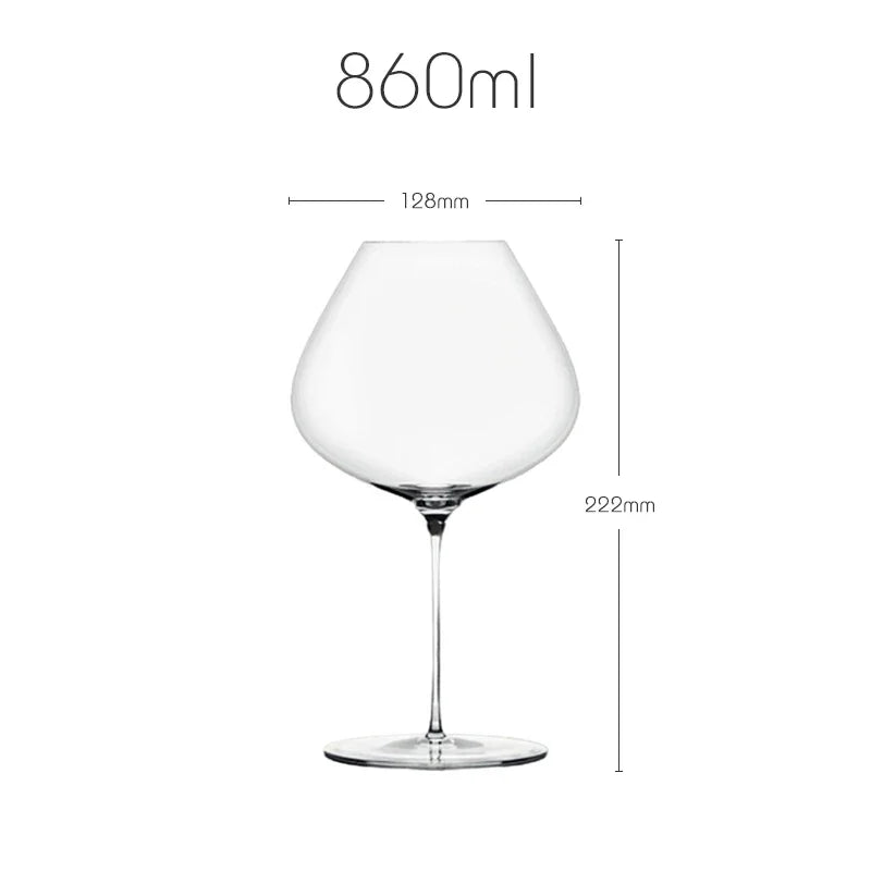 Crystal Handmade Wine Glass — Aroma Enlarging Goblet