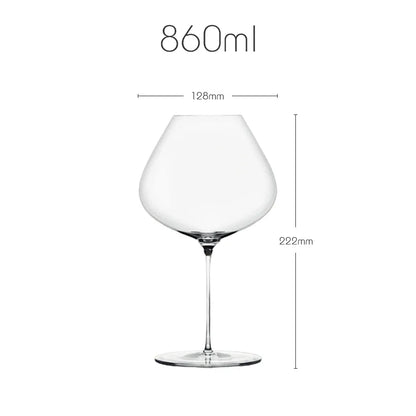 Crystal Handmade Wine Glass — Aroma Enlarging Goblet