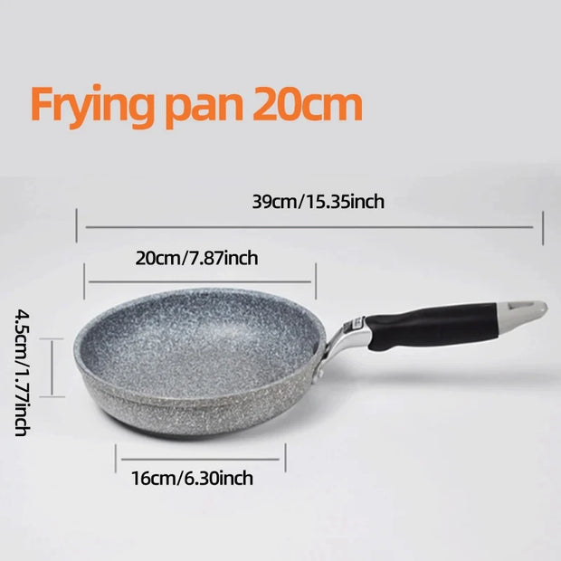 Non-Stick Maifan Stone Design Frying Pan