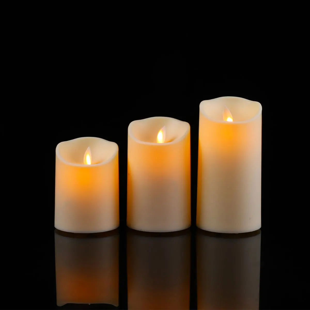 Rechargeable Flameless LED Candles with Remote
