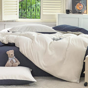 4 Pieces 2 Side Color Bedding Set