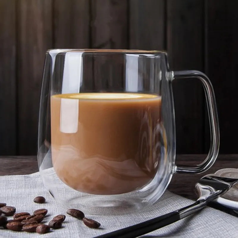 Double-Wall Glass Mug