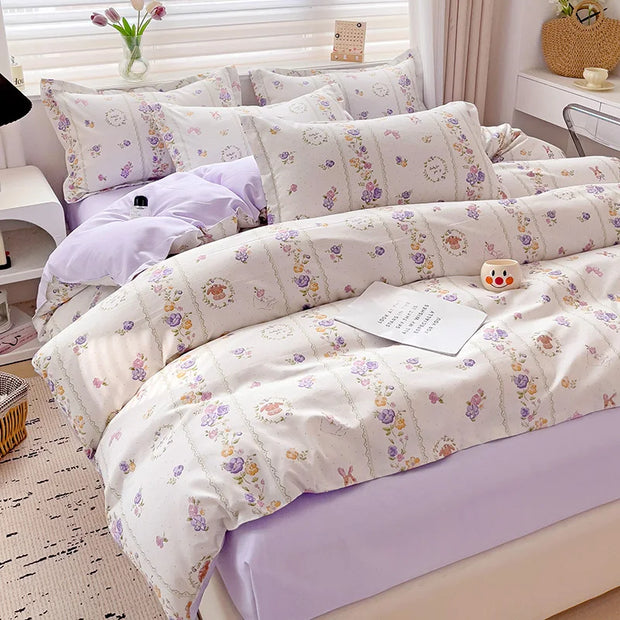 4 Pieces Bedding Set