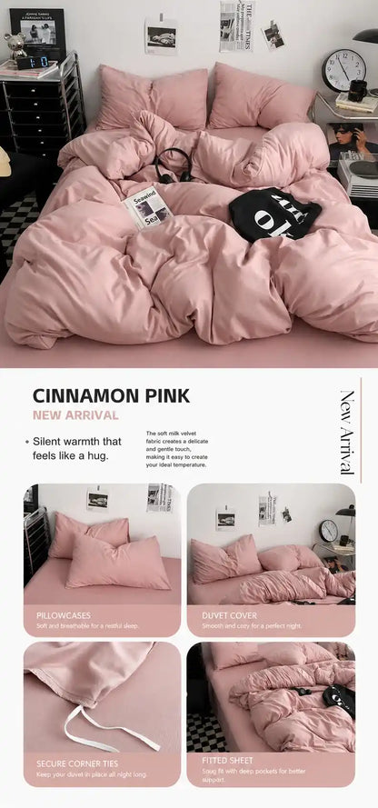 100% Washed Cotton Bedding Set